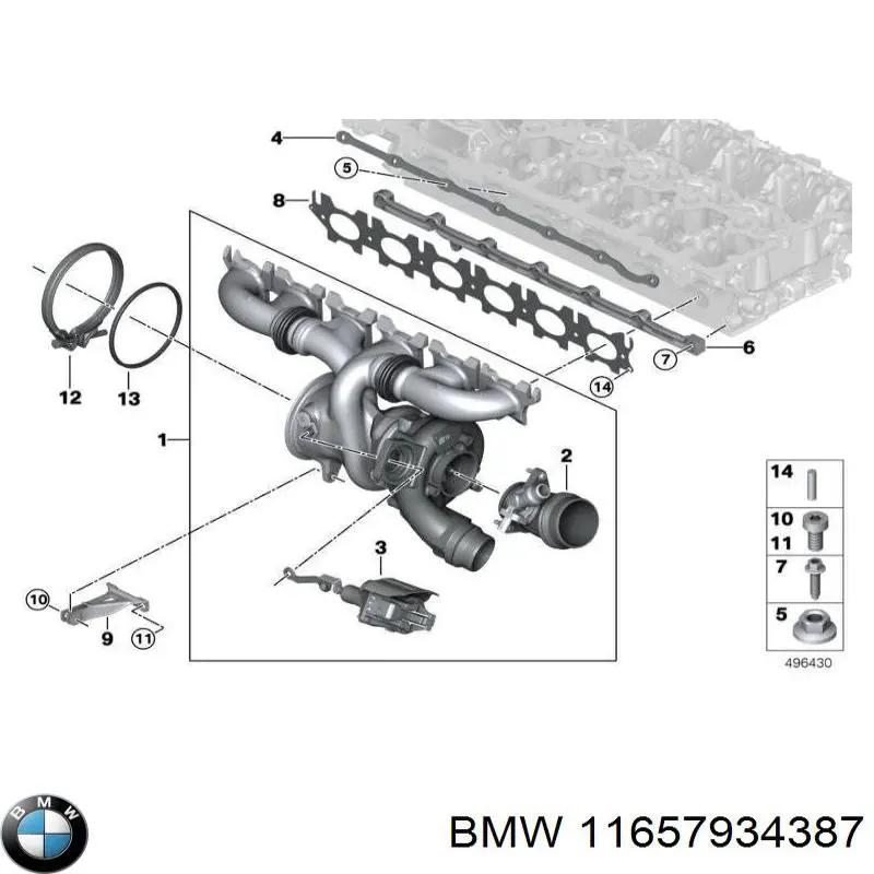 11657934387 BMW Turbina