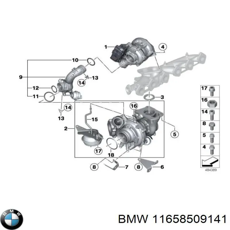 Anel de cano derivado de turbina, de ar comprimido BMW 11658509141 preço, a partir de 14,68 USD