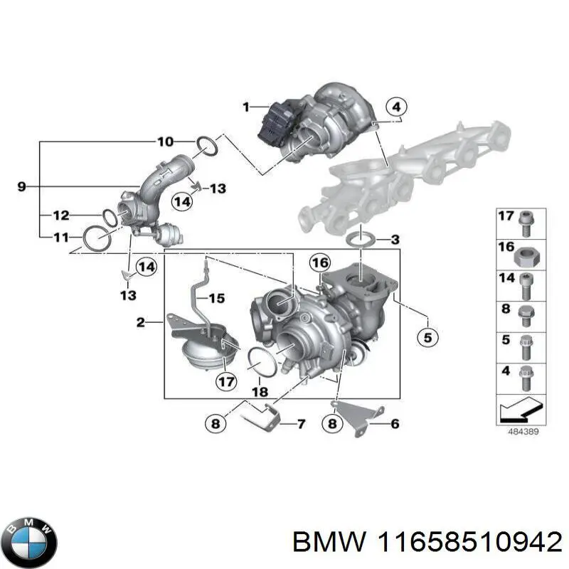 11658510942 BMW Turbina