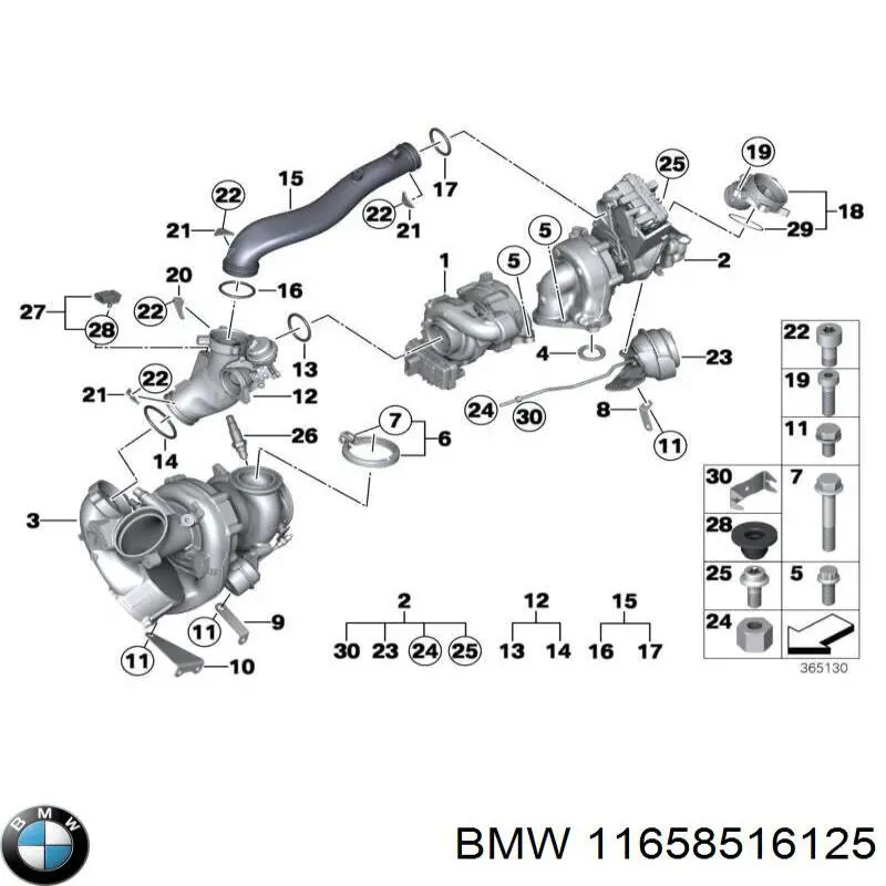 11658516125 BMW Turbina