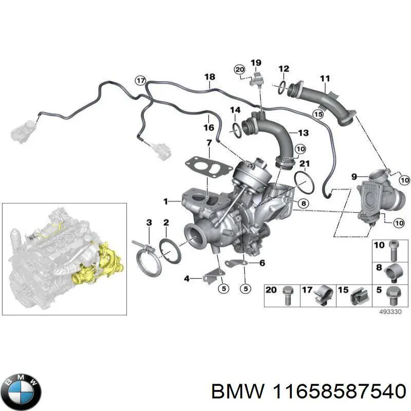 11658587540 BMW Turbina