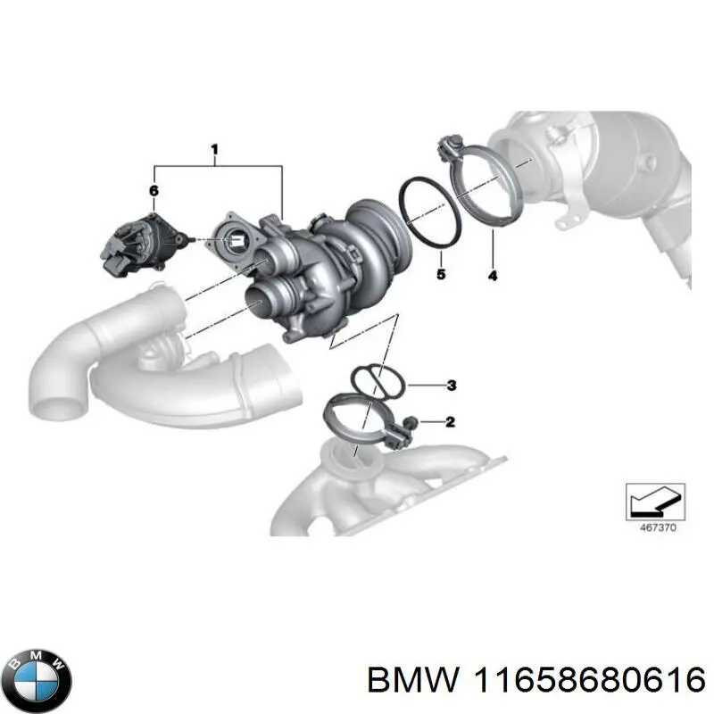  BMW 11658680616 preço, a partir de 599,37 USD