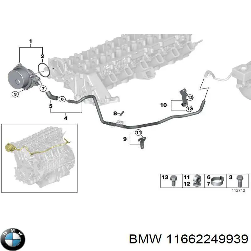 Compre 11662249939 BMW Bomba a vácuo