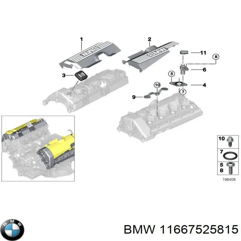 Compre 11667525815 BMW Vedante de bomba de vácuo