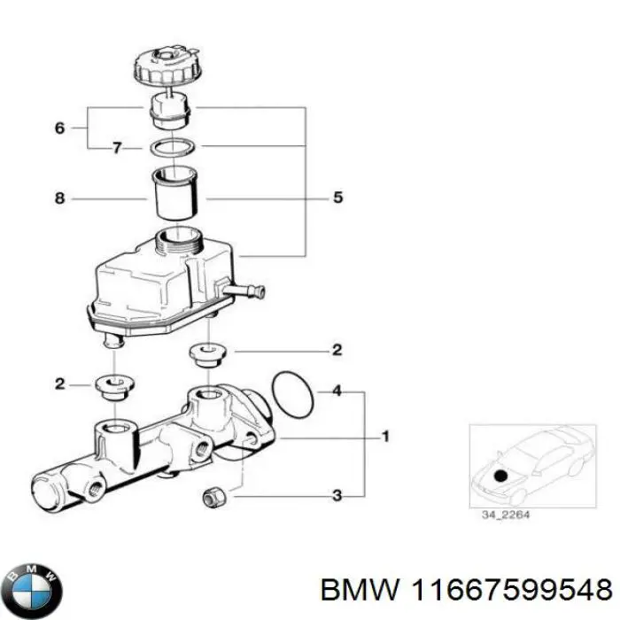 Compre 11667599548 BMW 