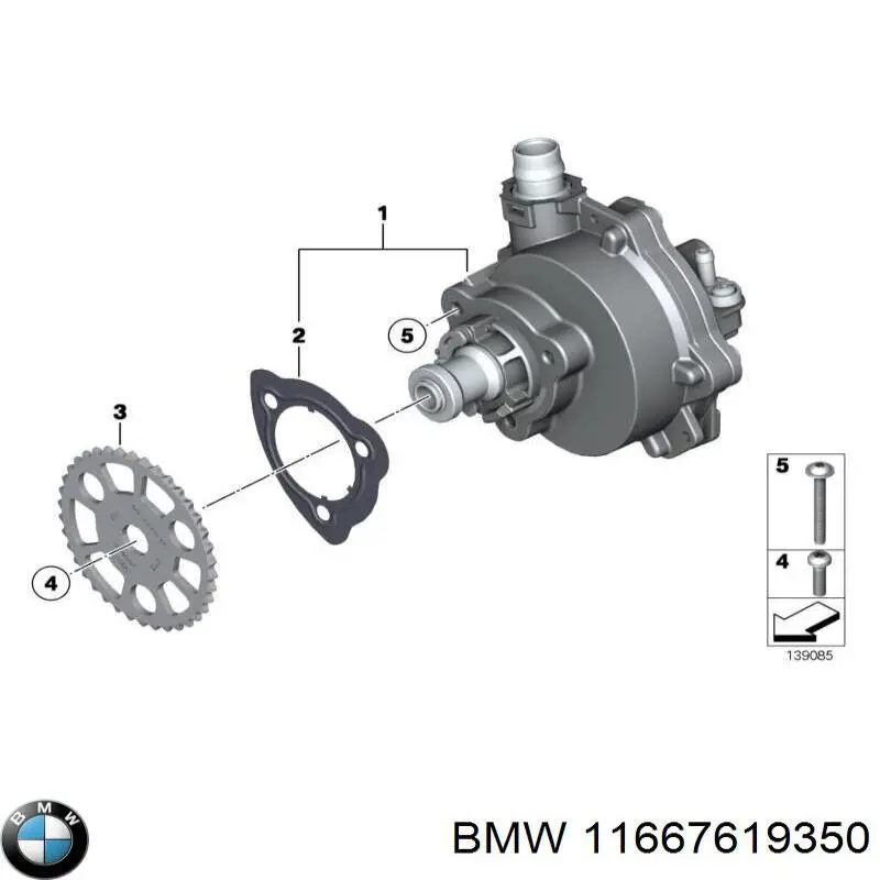 Bomba a vácuo BMW 11667619350 preço, a partir de 212,78 USD