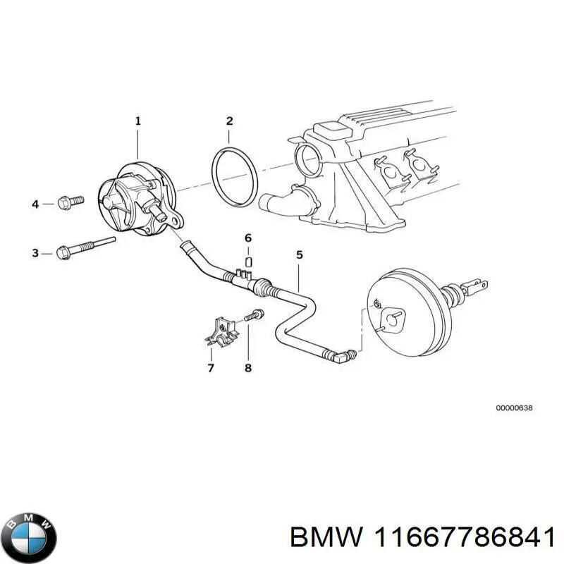 Compre 11667786841 BMW Bomba a vácuo
