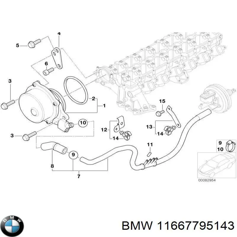 11667795143 BMW Bomba a vácuo