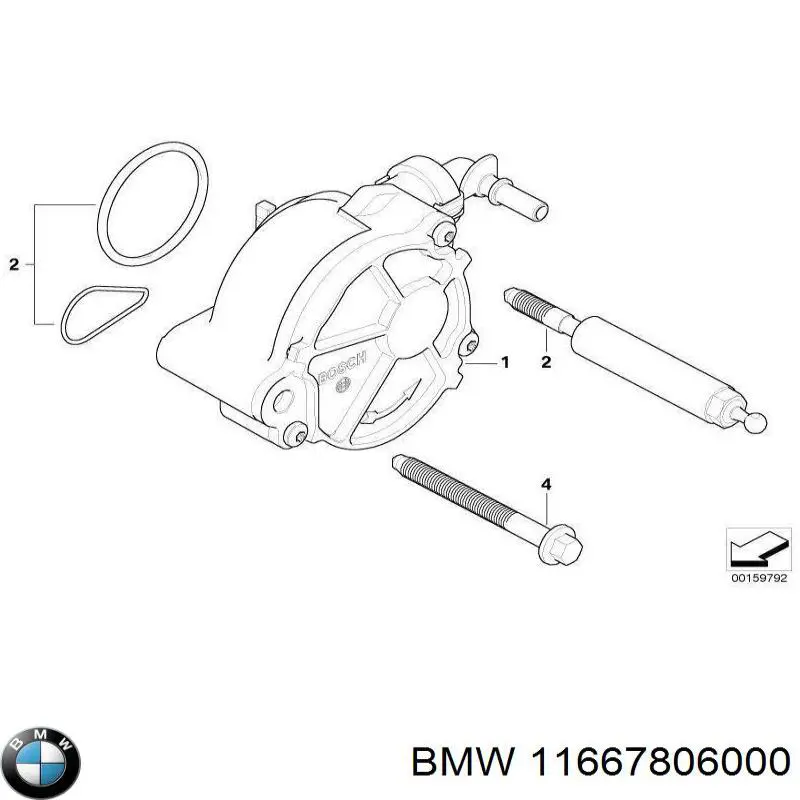 Bomba a vácuo BMW 11667806000 preço, a partir de 163,45 USD
