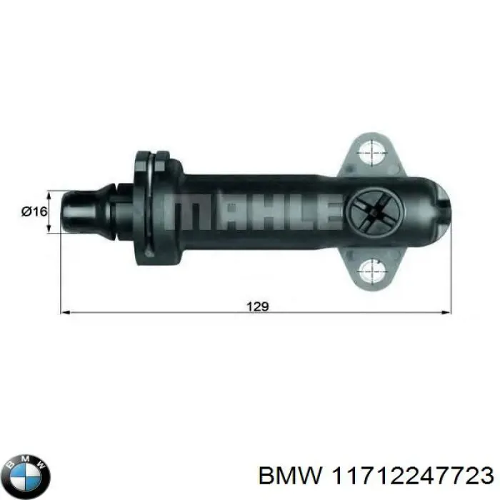 Compre 11712247723 BMW Termostato do sistema EGR