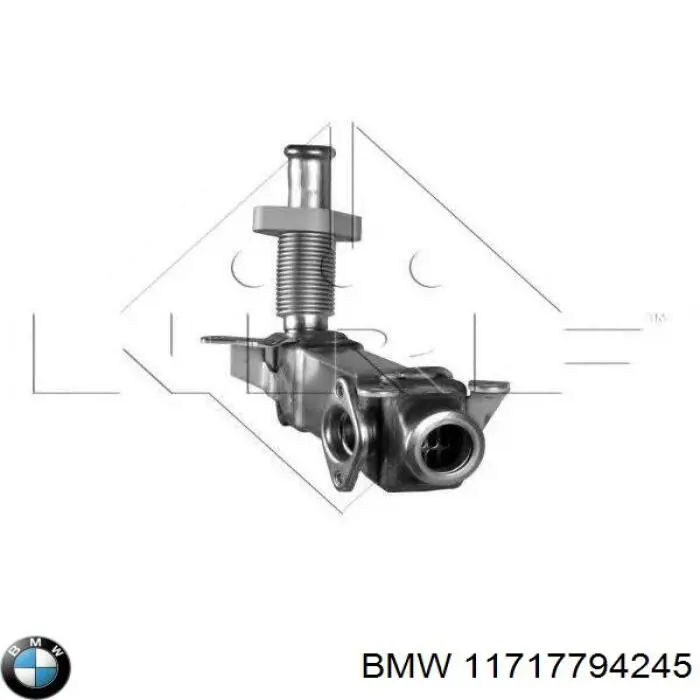 11717794245 BMW Radiador do sistema EGR de recirculação dos gases de escape