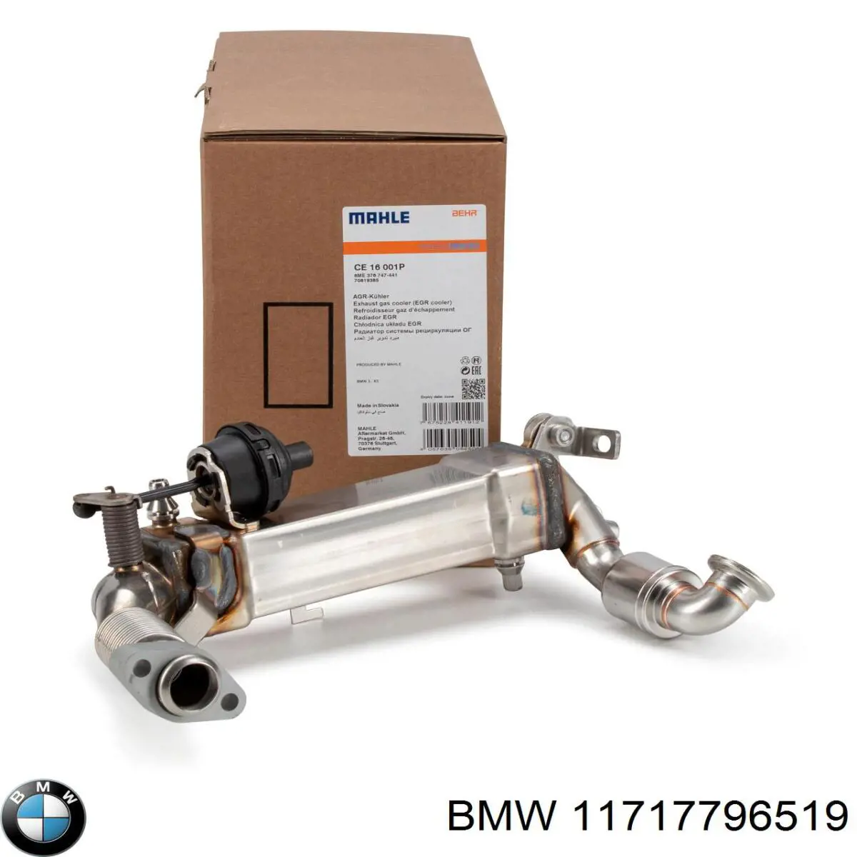Radiador do sistema EGR de recirculação dos gases de escape BMW 11717796519 preço, a partir de 556,11 USD