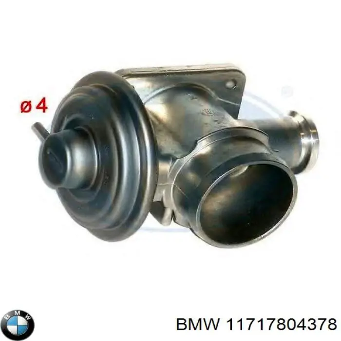 11717804378 BMW Válvula EGR de recirculação dos gases