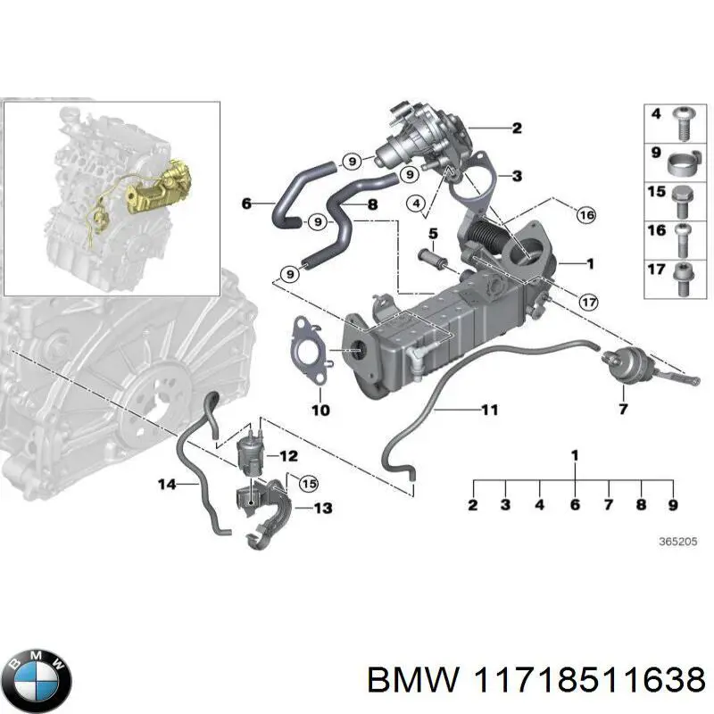  BMW 11718511638 preço, a partir de 86,05 USD