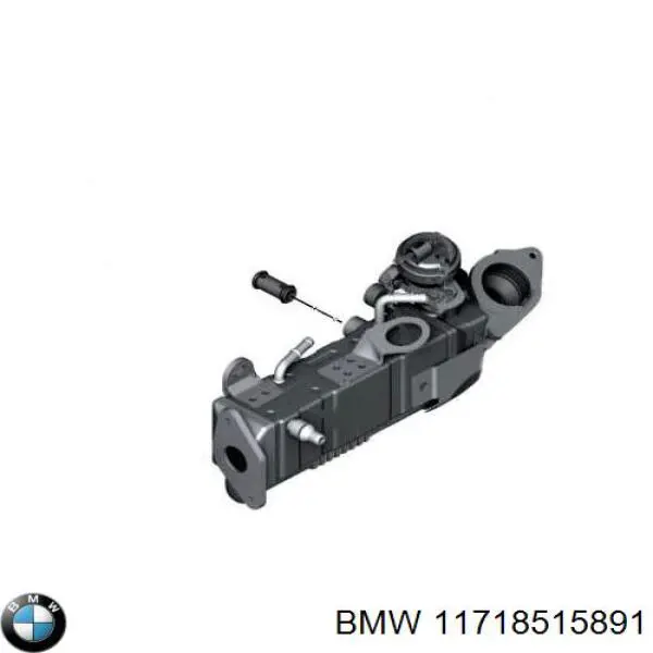 Radiador do sistema EGR de recirculação dos gases de escape BMW 11718515891 preço, a partir de 188,98 USD