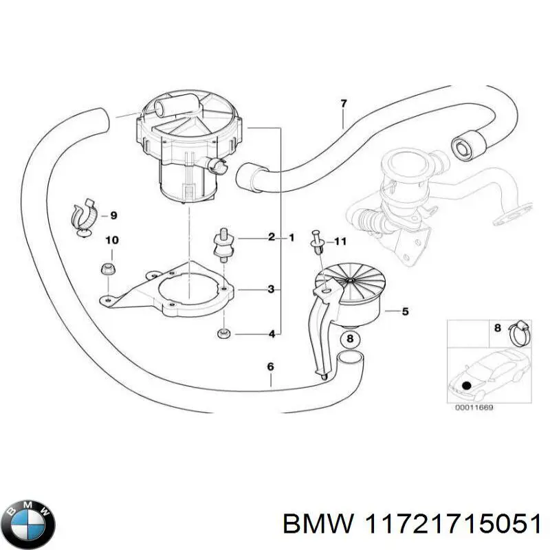  BMW 11721715051 preço, a partir de 57,89 USD