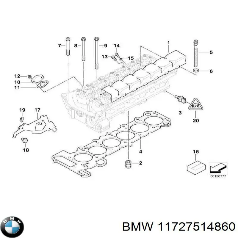 Compre 11727514860 BMW Vedante de adaptador do filtro de óleo