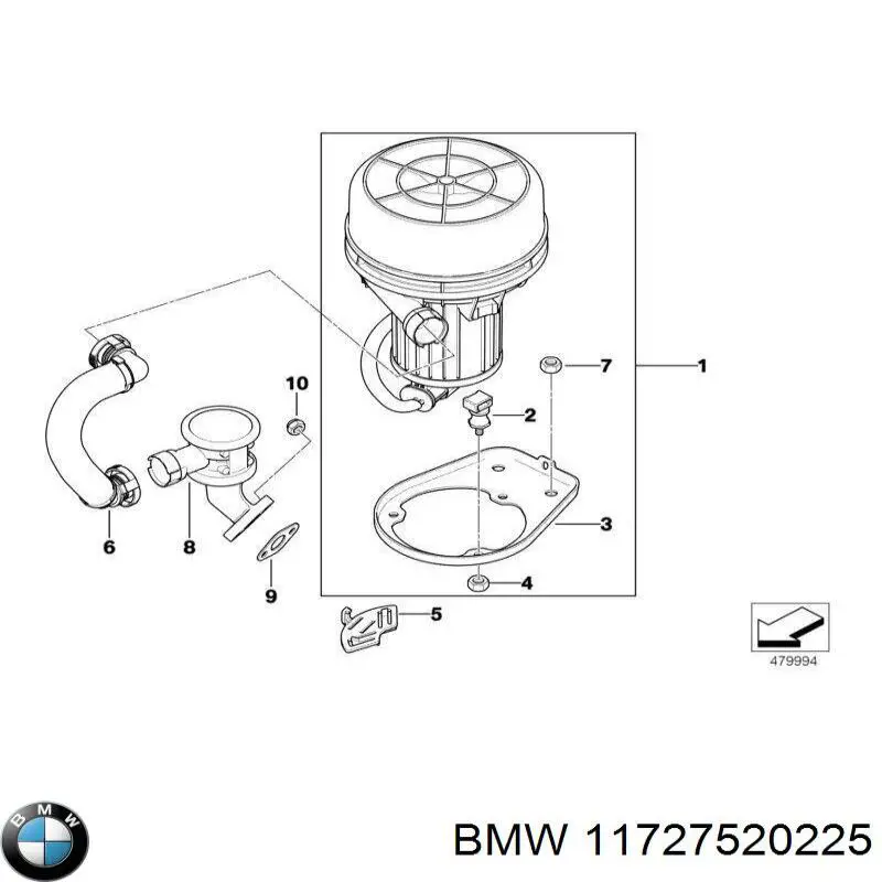 Bomba de ar BMW 11727520225 preço, a partir de 503,74 USD