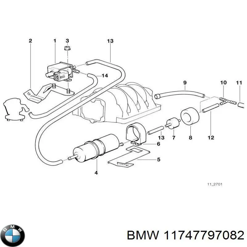 Compre 11747797082 BMW 