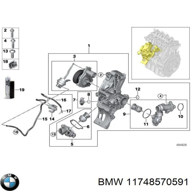 Válvula solenoide de regulação de comporta EGR BMW 11748570591 preço, a partir de 49,99 USD