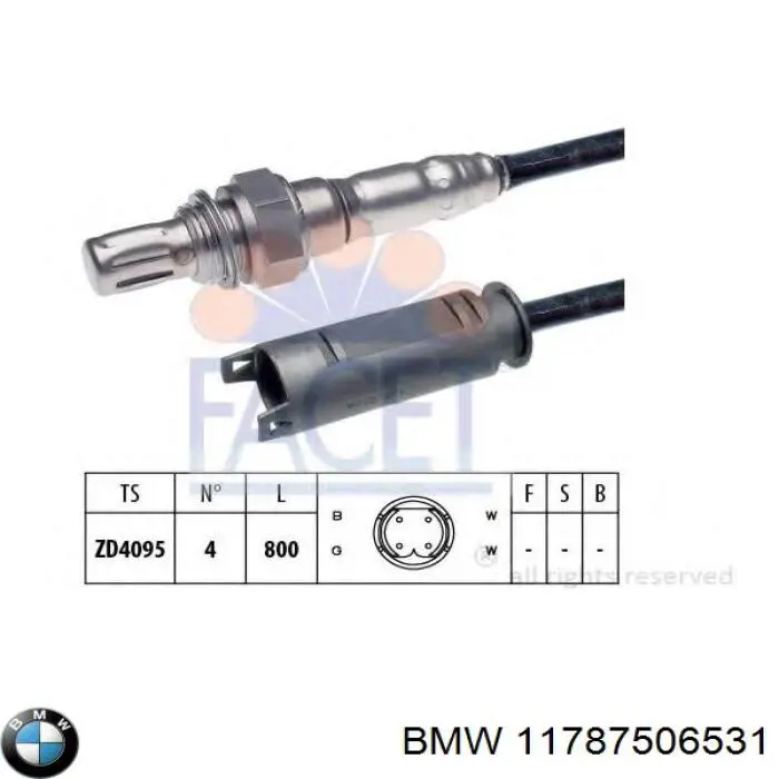 Sonda lambda, sensor de oxigênio depois de catalisador BMW 11787506531 preço, a partir de 68,10 USD