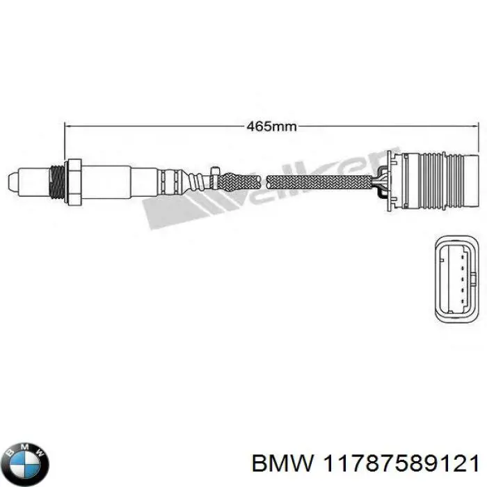 Sonda lambda, sensor de oxigênio até o catalisador BMW 758912102 preço, a partir de 103,11 USD