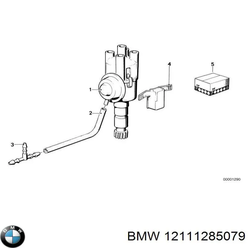 Distribuidor de ignição (distribuidor) BMW 3  E21