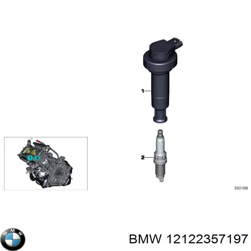 Compre 12122357197 BMW Vela de ignição
