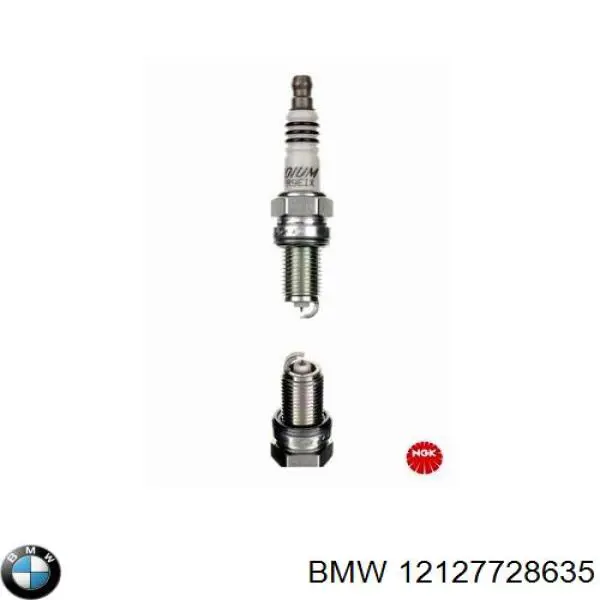 Vela de ignição 12127728635 BMW