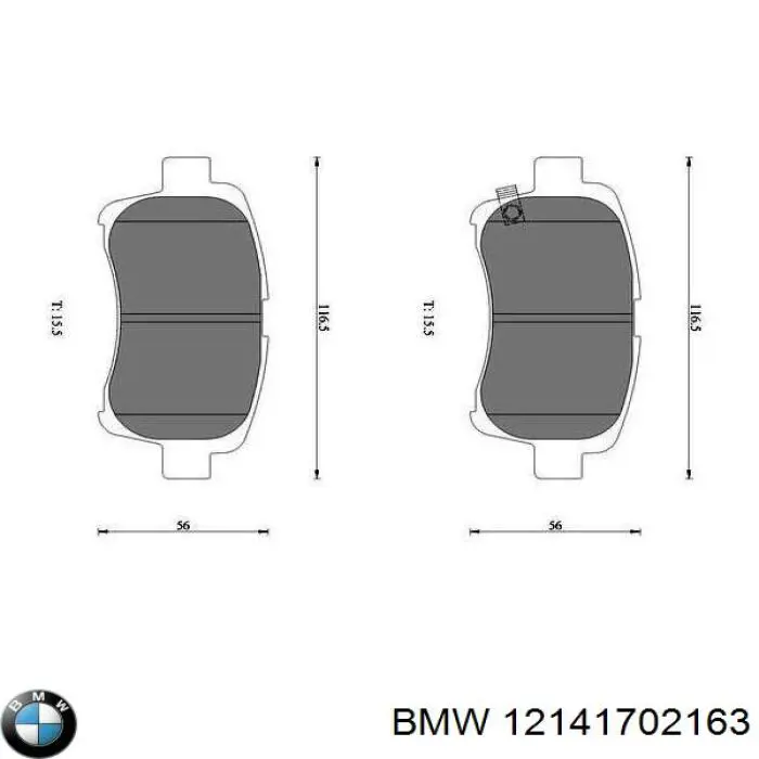 Compre 12141702163 BMW Sensor de detonação