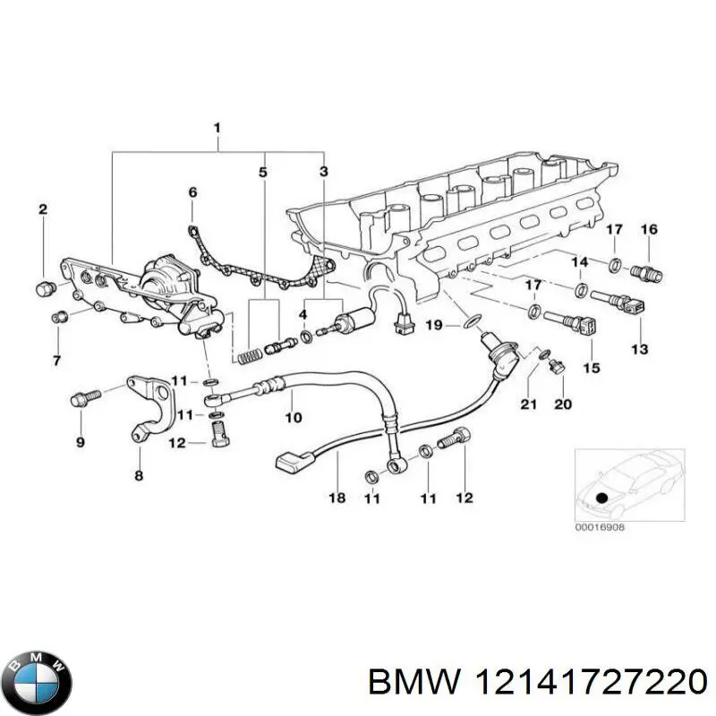  BMW 12141727220 preço, a partir de 1,99 USD