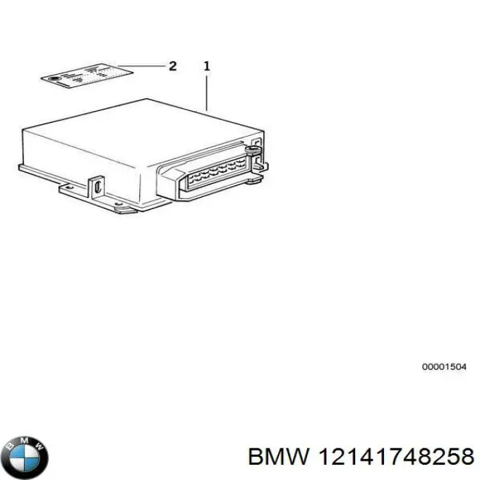 Módulo de direção (Centralina eletrônica) de motor para BMW 7  E32