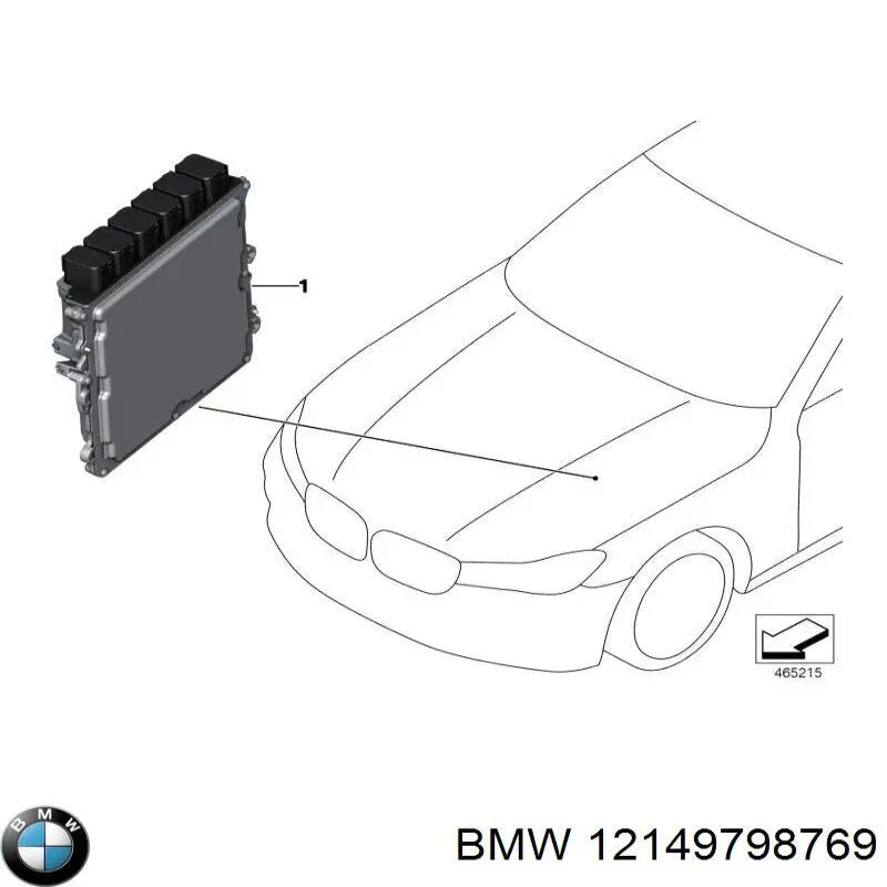 12149798769 BMW Módulo de direção (Centralina eletrônica) de motor