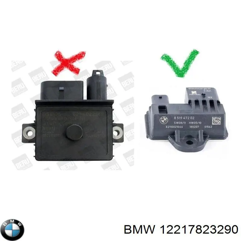 12217823290 BMW Relê das velas de incandescência