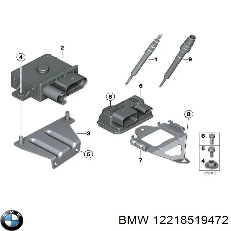 12218519472 BMW Relê das velas de incandescência