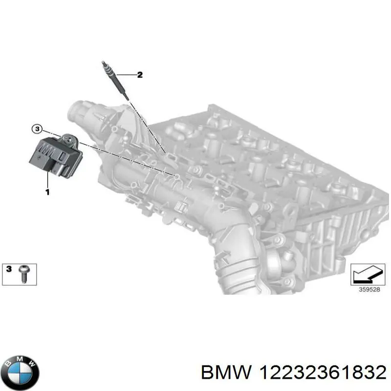 12232361832 BMW Vela de incandescência