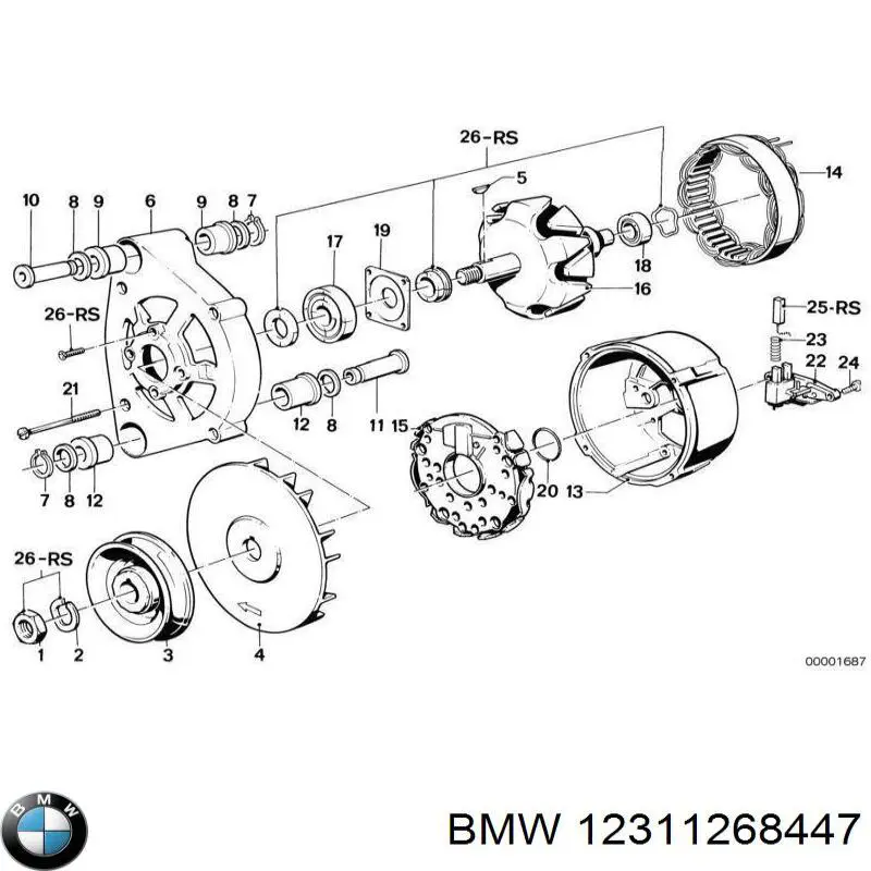 Consola do gerador BMW 12311268433 preço, a partir de 3,56 USD