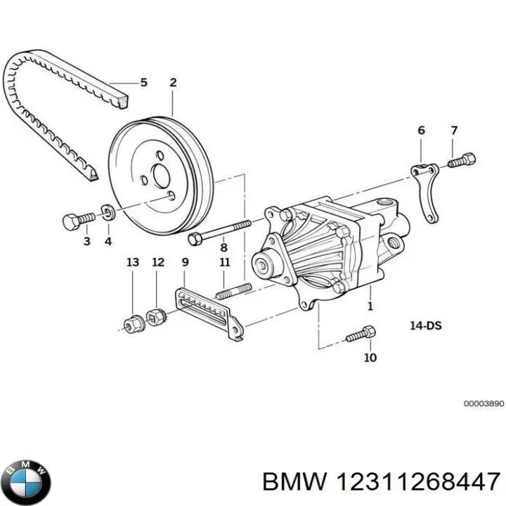 Compre 12311268433 BMW Consola do gerador