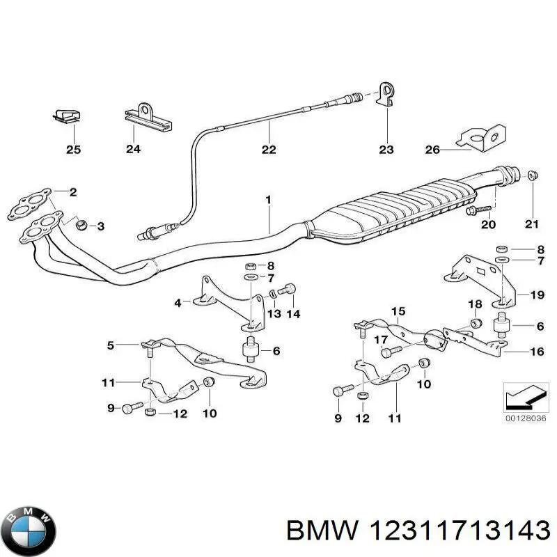  BMW 12311713143 preço, a partir de 2,93 USD