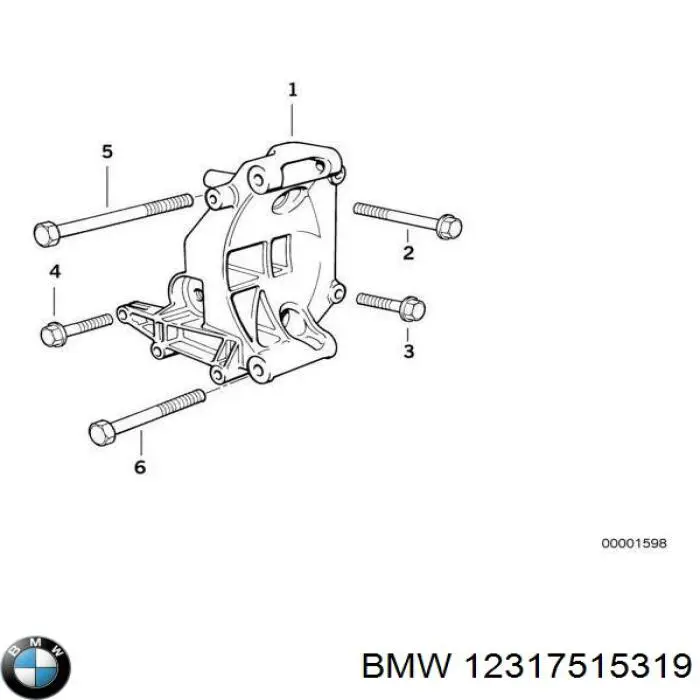 Compre 12317515319 BMW Relê-regulador do gerador (relê de carregamento)