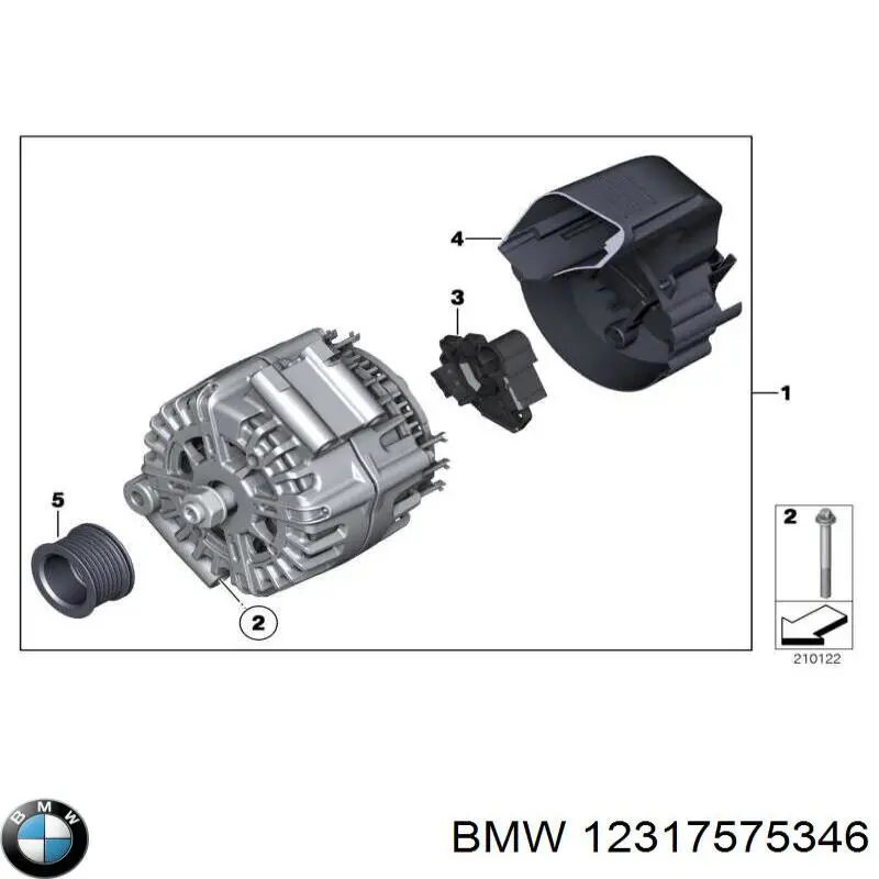 Polia do gerador BMW 12317575346 preço, a partir de 41,35 USD