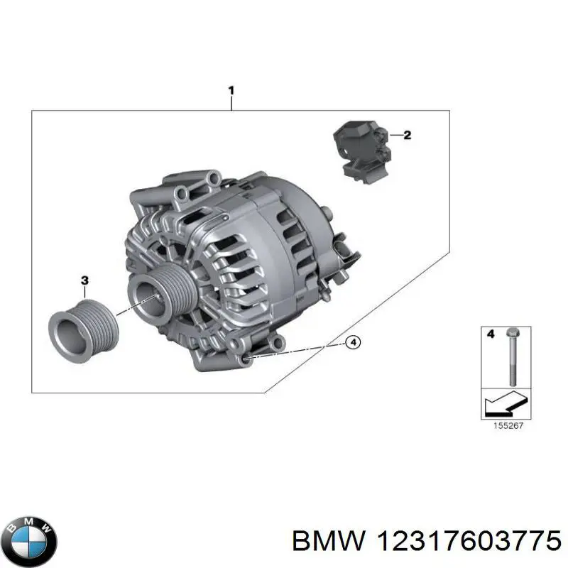 Relê-regulador do gerador (relê de carregamento) BMW 12317603775 preço, a partir de 226,64 USD