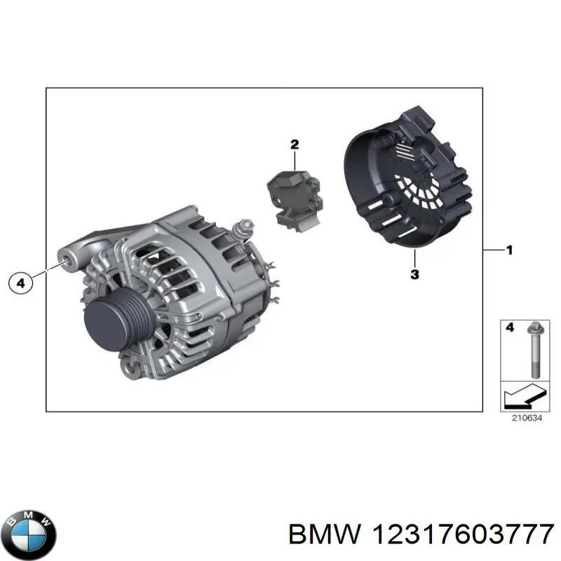 12317603777 BMW Relê-regulador do gerador (relê de carregamento)