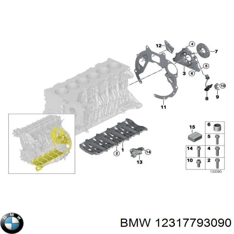 11162247619 BMW Consola do gerador