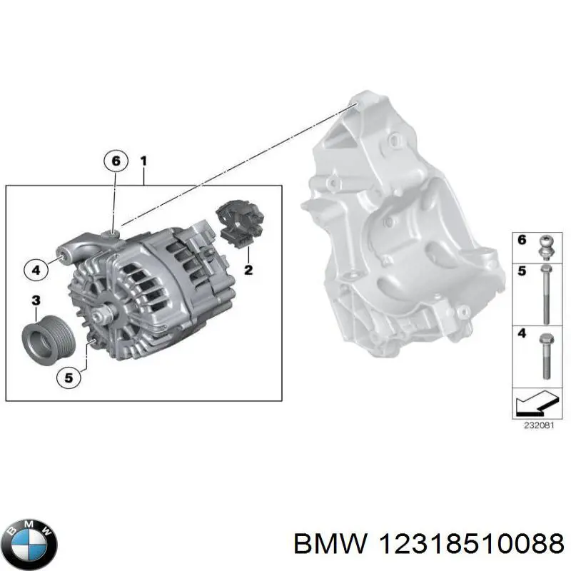 Compre 12318510087 BMW Relê-regulador do gerador (relê de carregamento)