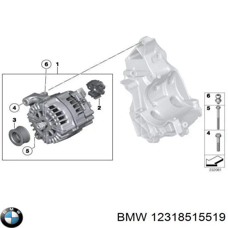 12318515519 BMW Relê-regulador do gerador (relê de carregamento)