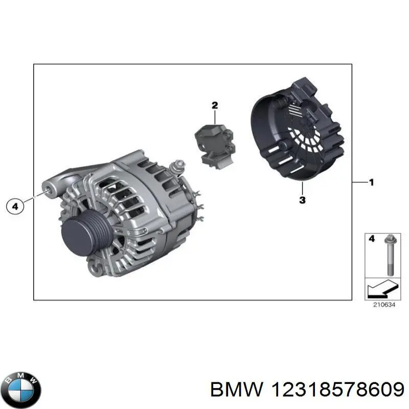 12318578609 BMW Gerador