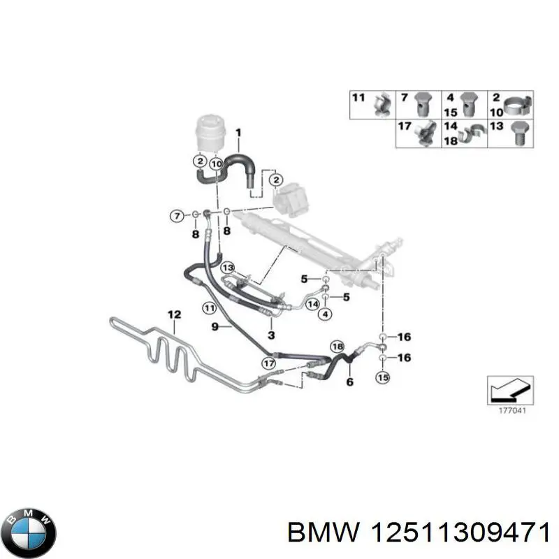  BMW 12511309471 preço, a partir de 16,32 USD