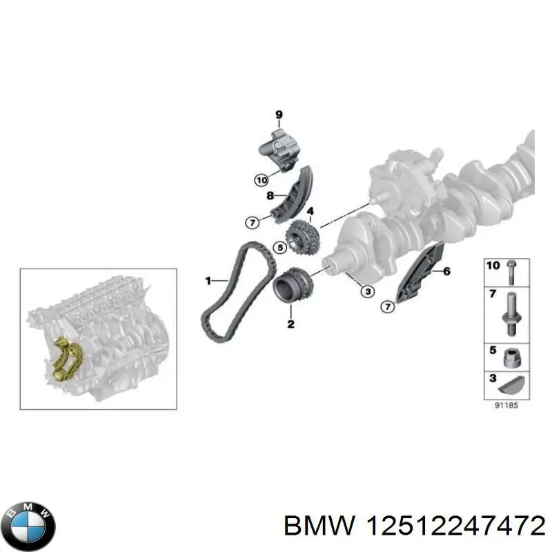 Desengate (ficha) de sensor de pressão de combustível BMW 12512247472 preço, a partir de 13,30 USD