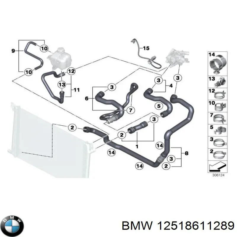 Compre 12518611289 BMW 